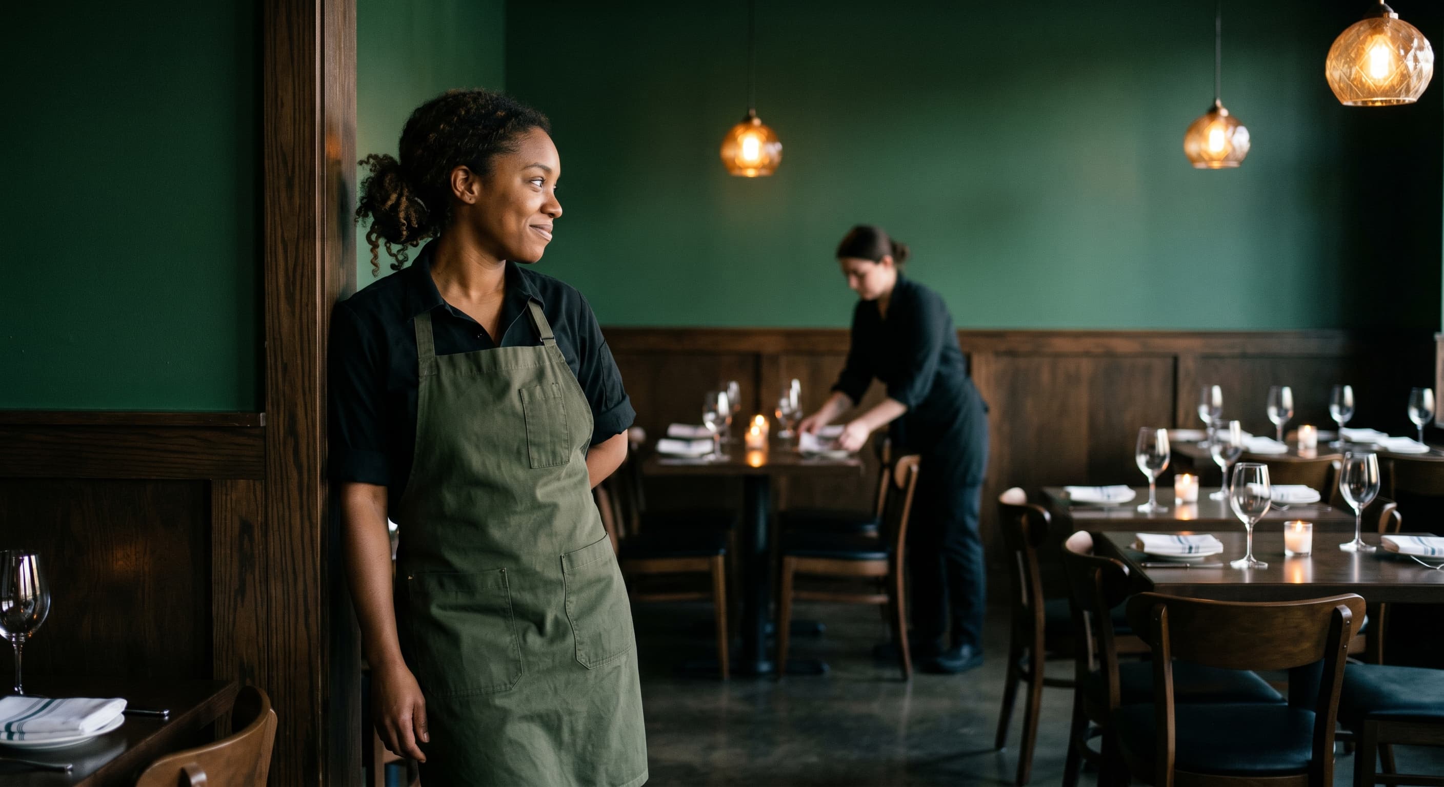 Hospitality professional: Hotels, restaurants, front of house. Emotional labor is the whole job.